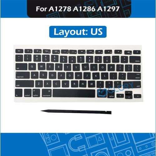 100set/Lot US Layout Keycap AP02 for Macbook Pro A1278 A1286 A1297 Keycaps Replacement 2009-2012
