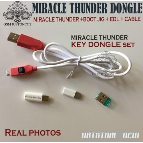 100% original new miracle key dongle / miracle thunder dongle key instead of miracle box and key