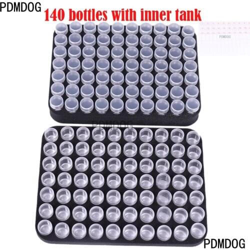 30/60/70/80/132/140 slot foam with bottle of diamond painting accessories container storage box diamond embroidery tool