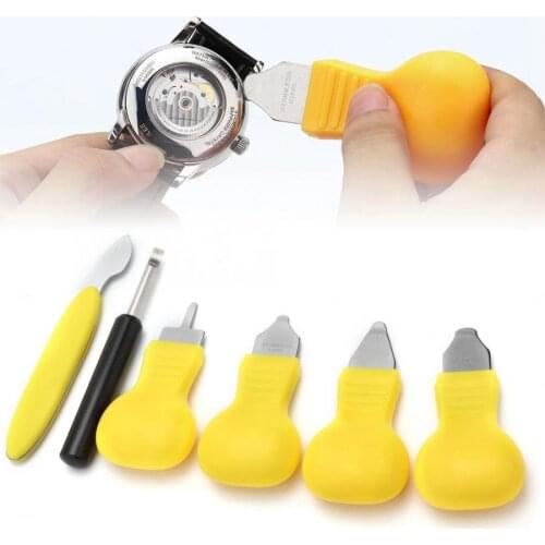 7pcs Watch Blade Back Cover Pry Remover Case Opener Set Watchmaker Repairing Tool Watch Case Opener Watch Repairing Tool Kit