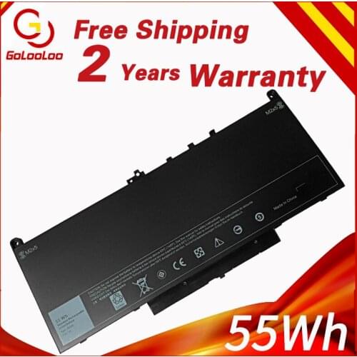 Golooloo 7.6 55Wh J60J5 Laptop Battery For Dell Latitude E7270 E7470 R1V85 MC34Y 242WD