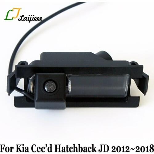 Car Rearview Camera For Kia Ceed Hatchback JD 2012~2017 2018 / With Power Relay HD CCD Night Vision Auto Backup Reverse Camera