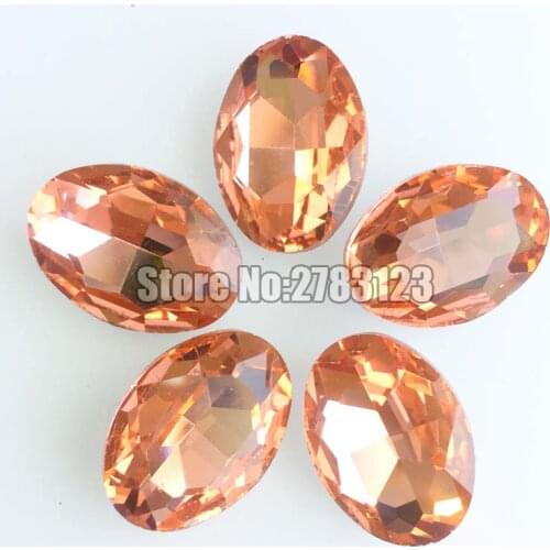 Free shipping AAA Glass Crystal water red color oval shape pointback rhinestones,diy/nail art/Clothing accessories SWOP008