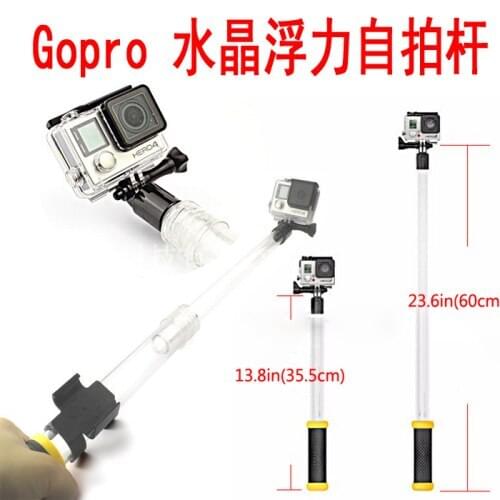 Action Video Camera Waterproof Selfie Stick Monopod Tripod Telescoping Extendable Handheld For GoPro Hero 6 5 4 For Xiaomi Yi
