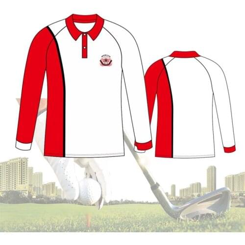 Customize New Golf Tshirt Mens Shirt Long Sleeve T-shirt Breathable Tops Mens Polo Shirt Outdoor Sports Team Uniform Golf Cloth