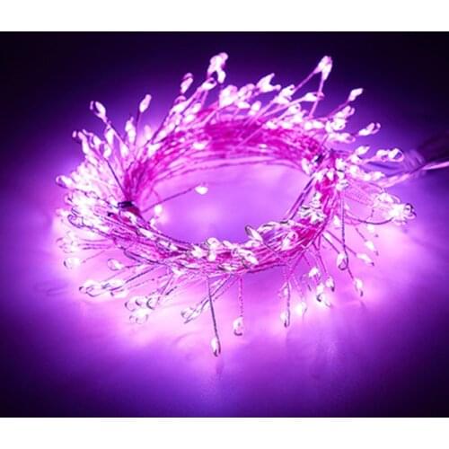 6M 200LED Copper Wire LED String Lights Firecracker Fairy Garland Lamp Connectable DC24V Christmas Light For Wedding Party