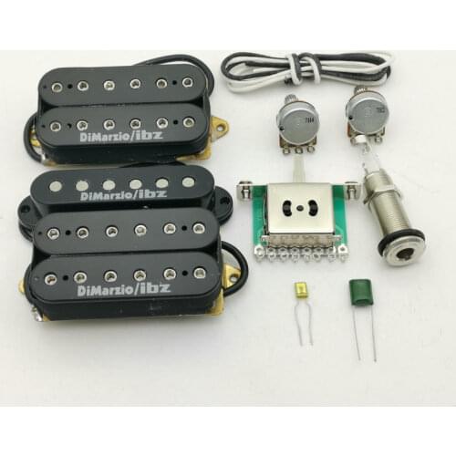 Ibanez guitar Alnico5 Guitar Pickups RG2550 / RG2570 HSH Electric Guitar Pickup N/M/B 1 Set + parts