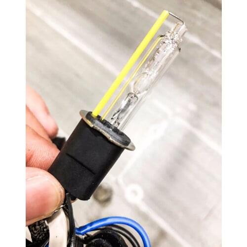 1 Pair 12V 55W 3500LM H3 AC HID Xenon Replacement Headlamps Bulbs Metal Base G8 High Lumen Fast Bright 5500K Fast Bright Ballast