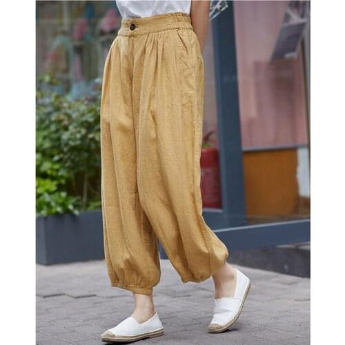 LiaoShiKeerQiaoWa Women's Trousers Harem Pants