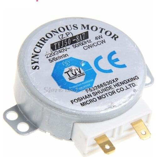 Microwave Oven TYJ50-8A7 Turntable Turn Table Synchronous Motor Controller 220/240 Volt Drop Ship