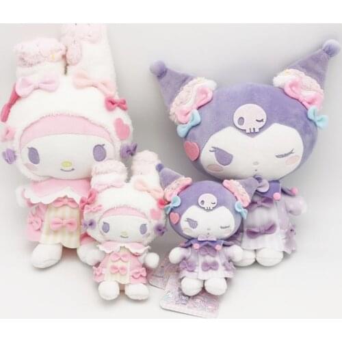 Cute Melodl Kuroml Kitt Plush Toys Stuffed Animal Soft Doll Kids Birthday Gift Cartoon Anime