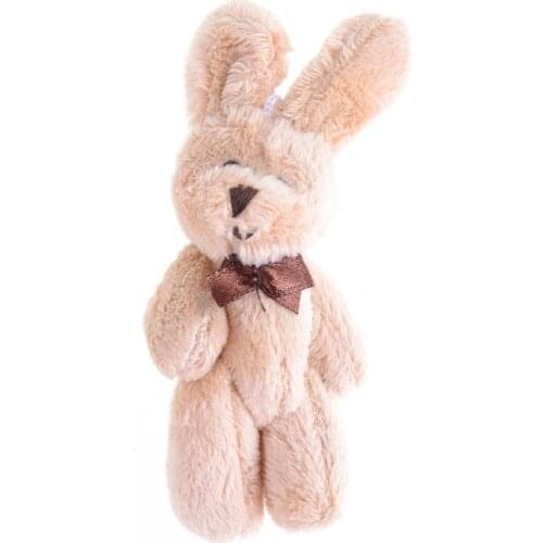 NEW Rabbit Plush , Animal Stuffed Dress Rabbit Key chain TOY, Kids Party Plush TOY , Bouquet Plush Dolls