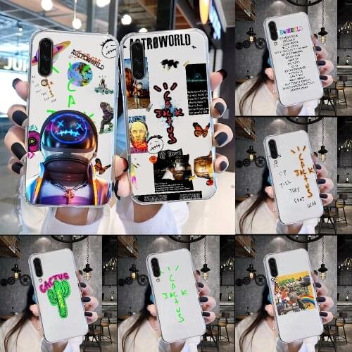 Cactus Jack Travis Scott Phone Case For Samsung Galaxy A 3 5 7 8 10 20 21 30 40 50 51 70 71 E S 2016 2018 4G transparent