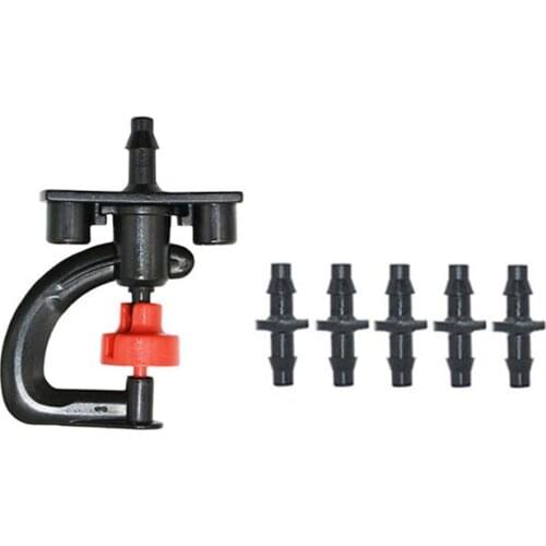 20 Pcs 360 Degree G-Type Rotating Refraction Sprinklers Refract Water Saving Atomizing Nozzle with 1/4 barb connector