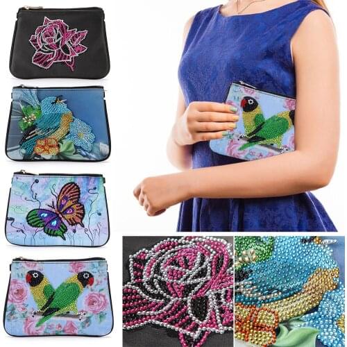 DIY Diamond Painting Bag Clutch Handbags Purse Embroidery Cross Stitch Wallet National Style Handbag Drilling For Women Gifts
