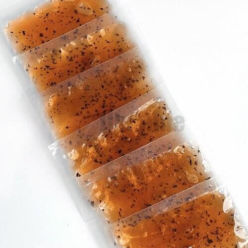 10PCS*15ml BlackTea Mask Pouch Stay up late skin Repair Fine Pores Elasticity Skin Smoothing Jelly Mask