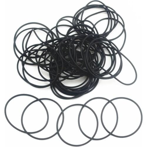 10pcs High quality Black "O" Type Sealing Rubber Ring Gaskets Outside diameter 2.6/3.1/3.6/4.1/4.3/5.1/6.6/-13.6mmx0.8mm