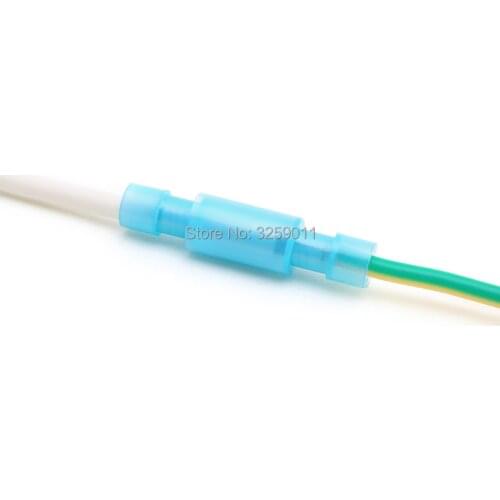 100PCS Electrical Spade Connectors Nylon 16-14 AWG Insulated Spade Crimp Wire Cable Connector Splice Terminal Male/Female