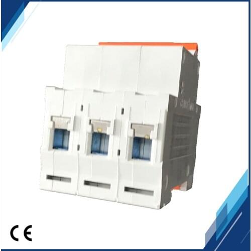 2021 good quality CE approval 3P circuit breaker switch MCB mini DZ47 circuit breaker 415VAC 10A 16A 20A 25A 32A 40A 50A 63A