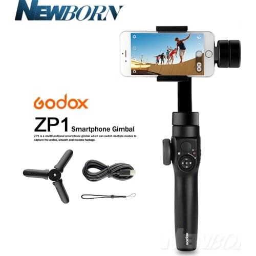 Godox Gaction ZP1 is 3-Axis Multifunctional Smartphone Gimbal Stabilizer YouTube Video Vlog Tripod for iPhone Samsung Huawei P30