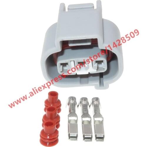 5 Sets 3 Pin Automotive Speed Sensor Plug Waterproof Cable Connector For Toyota