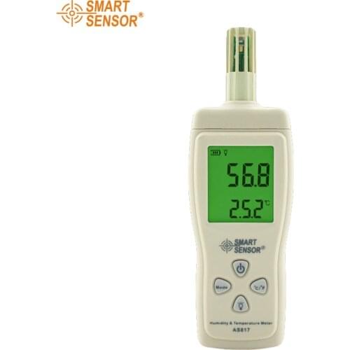 Smart sensor AS817 high accuracy digital hygrometer humidity meter Thermocouple humidity gauge temperature tester -10-50C