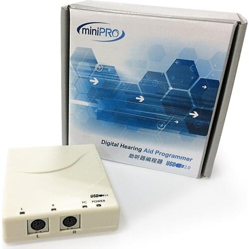 Digital Hearing Aid Programmer mini PRO USB Compatible with All Brands Hearing Aids Functioned as Hi-Pro Hipro USB