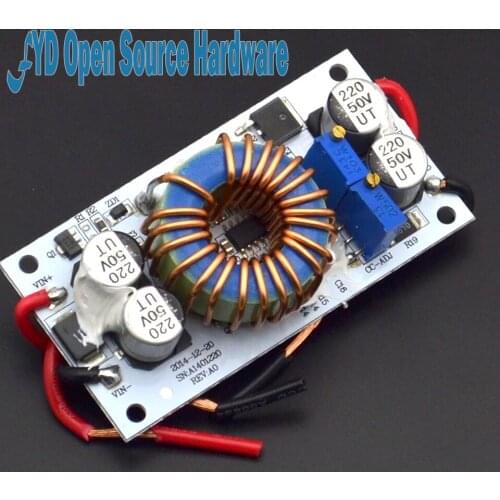 Aluminum plate 250W high power step-up constant current voltage LED driver power supply for car laptop