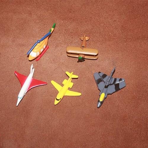 City Helicopter airliner plane Miniature Accessories Decoration WW2 Aircraft Fighter Action Figure Figurine Model Ornaments Toys