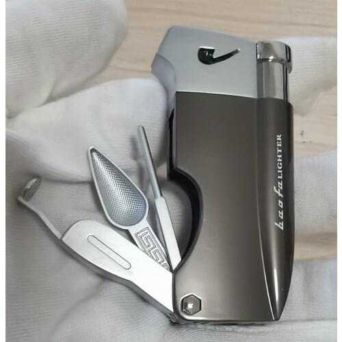 Torch Turbo Pipe Oblique fire Lighter Jet Butane Tobacco Cigar Multifunction Lighters Gas Cigarette Spray Gun Windproof Lighte