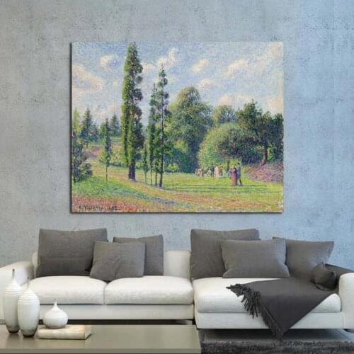 Camille Pissarro Beautiful Trees Wall Art Canvas Painting Posters Prints Modern Painting Wall Picture For Living Room Home Decor