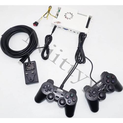 Free shipping Pandora 9H Family 3288 in 1 Box arcade motherboard four Players Wired Gamepad and Set Usb connect joypad VGA+HDMI