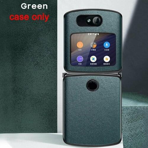 Suitable For Motorola razr mobile phone case original screen folding case holster blade mobile leather flip phone 5G luxury B6E1