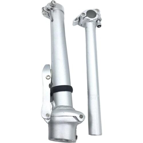 Fold Bike Headtube High Strength Folding Bicycle Adjustable Stem From 300-440mm Foldable Bike 28.6mm Steerer Extend Tube