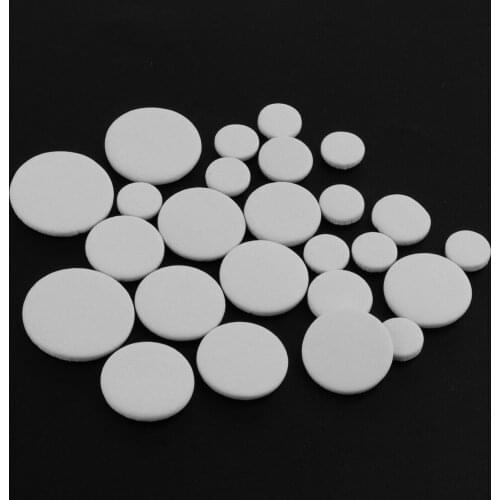 Tooyful 1 Pack Leather Bassoon Soundhole Mats Pads White DIY Woodwind Instrument Parts for Bassoonist