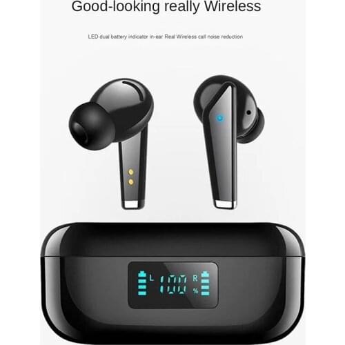 T3 Tpye-C True Wireless Earbuds TWS Fingerprint Touch Bluetooth V5.0 3D Stereo Dual-Mic Earphones