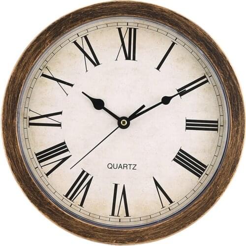 Vintage Wall Clock Safe Box Hidden Secret Storage Box Safe Money Jewelry Valuables Storage Box Home Decoration LESHP