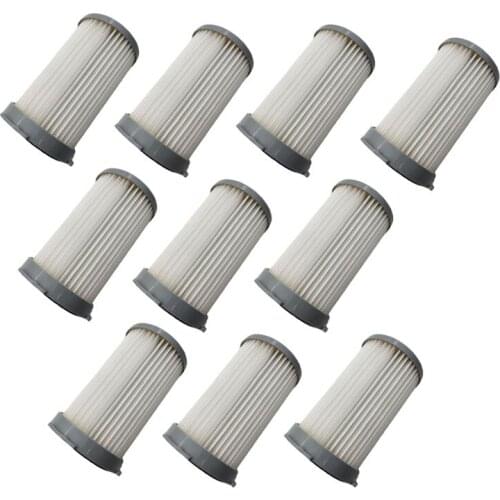 10Pack High Efficiency Filter Dust filters for ZS203 ZT17635/Z1300-2 vacuum cleaner Parts hepa filters accessory