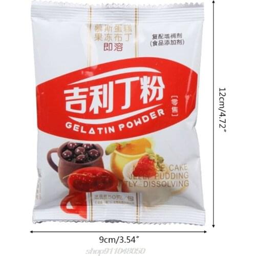 50g Agar Agar Powder Vegan Vegetarian Gelatin Halal Unflavored Gelatine Powder Mousse Cake Jelly Dessert Mix D09 20 Dropshipping