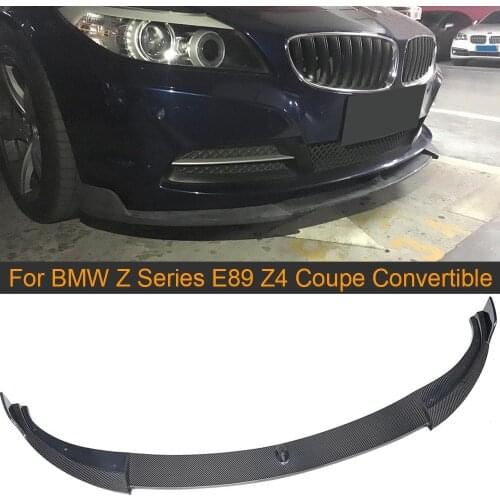 Carbon Fiber Car Front Lip Spoiler for BMW Z Series E89 Z4 Coupe 2 Door 2009-2013 Convertible 20i 28i 30i 35i Non IS Front Lip