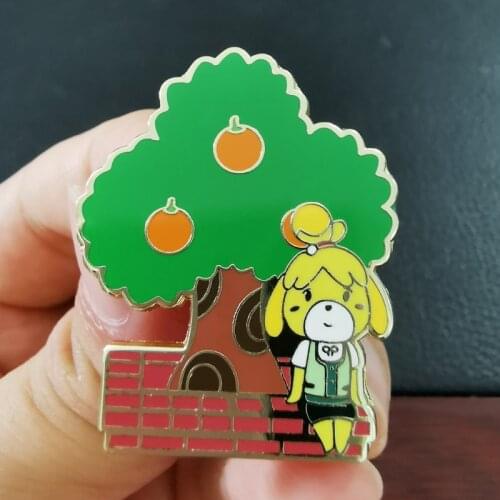 Isabelle Brooch Letting the cute pocket animal to help you with your mayoral duties
