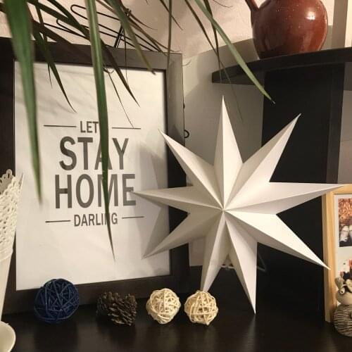 Paper Stars Lantern 3D Hanging Star Lantern for Wedding Decor Baby Shower Birthday Party Decoration Christmas Paper Lantern