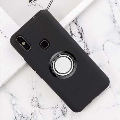 For Leagoo M13 Back Ring Holder Bracket Phone Case Cover Phone TPU Soft Silicone Cases for Leagoo M13 6.1"