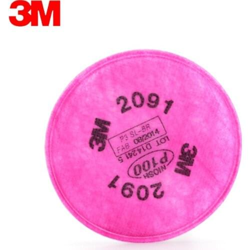 2091 P100 filter cotton glass fiber dustproof particles for 6200 750 dust cover