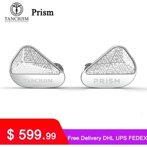 TANCHJIM Prism Flagship Hi-Fi Hybrid IEM 10mm Dynamic Dual Balanced Armature Sonion Driver Earphones