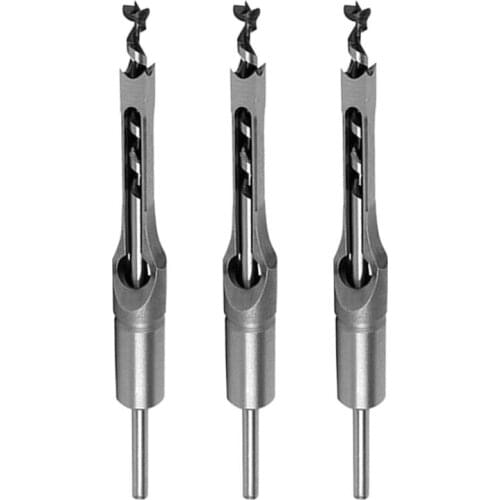 Woodworking Carpenter Square Drill Bit Woodwork Bit Hole Drill Guide Positioner Special Steel Processing Seiko Manufacturing
