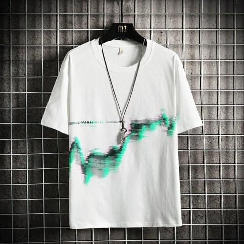 Mens Tshirts 100% Cotton Top Shirts Outdoor Sportwear Short Sleeve T-shirts 2021 Summer New Oversized 3XL 4XL 5XL Tees Clothes