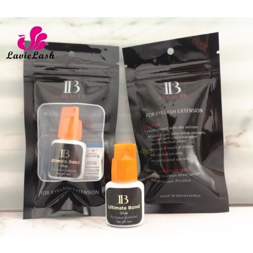 Ibeauty 50 bottles/lot IB Ultimate bond Glue Individual eyelash extensions glue orange cap 5ml/bottle last 6 weeks