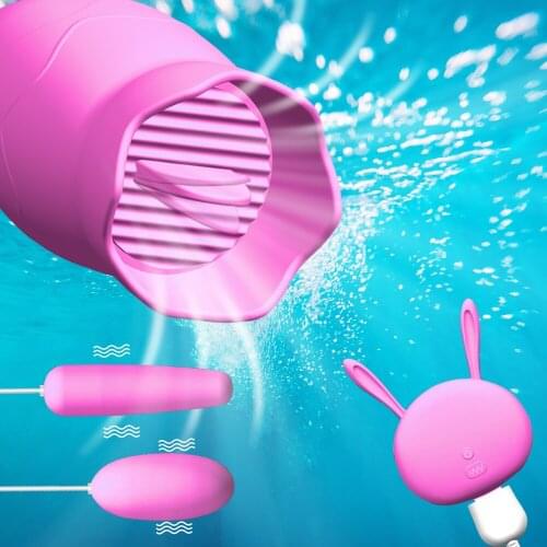 Tongue Licking Vibrators Mini Bullet Vibrator G-spot Clitoris Stimulator Vagina Massage Vibrating Egg Pussy Licking Toy Bdsm