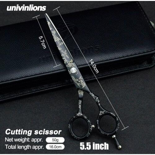 5.5/6.0" salon hair scissors 440C haircut shears barber razor hairdressing scissors kit thinning scissors hairdresser scisor set